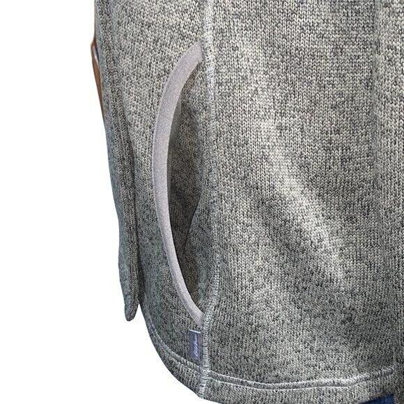 Eddie Bauer Womens Pea Coat Jacket Mid Weight Knit Button Closure Green Medium - Picture 10 of 14